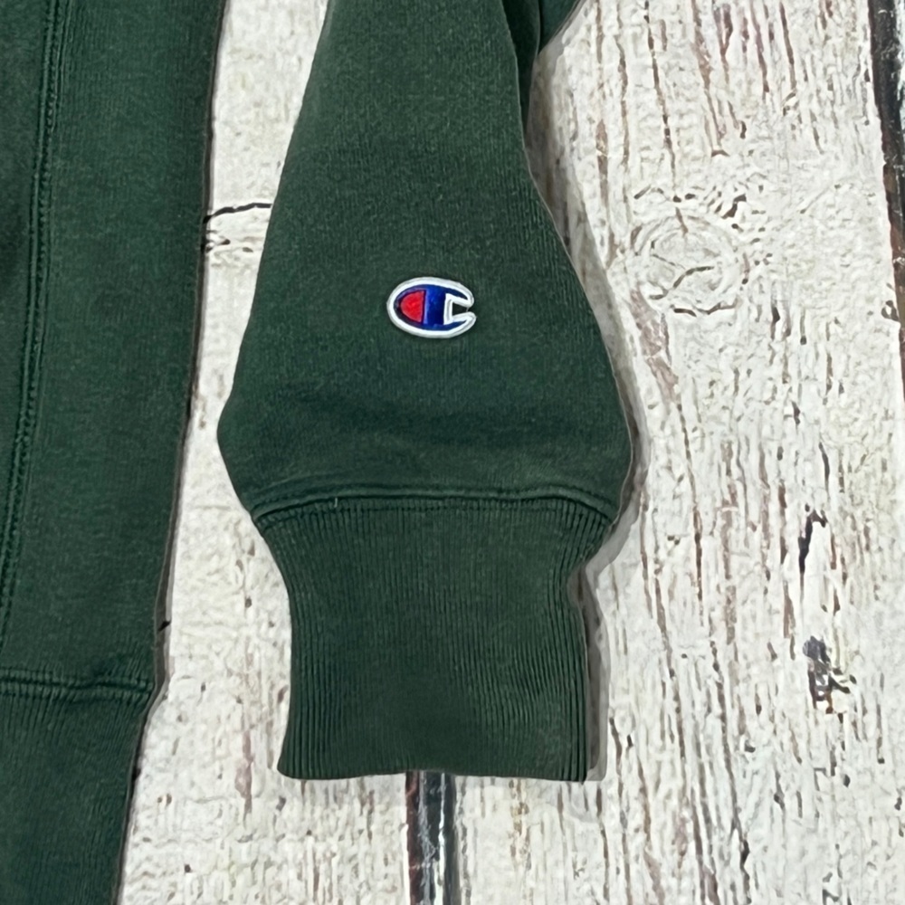 William & Marry Champion Reverse Weave Green Collegiate Sweatshirt - Picture 5 of 6